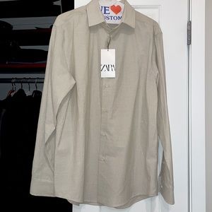 Zara Men’s linen like button down